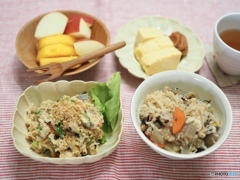 秋の炊き込みご飯