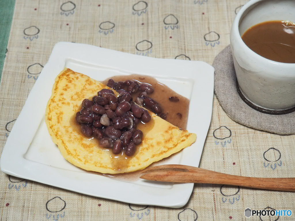 米粉とタピオカのヨーグルト入りパンケーキ