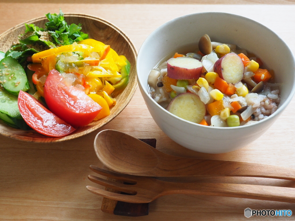 今日のお昼はsoupゴハン