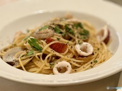 海の幸のパスタ