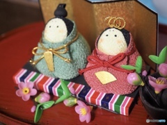 縮緬細工のお雛さま