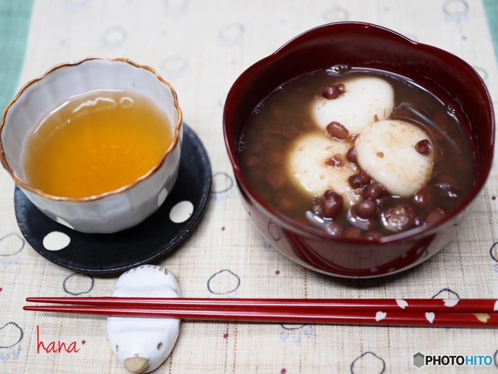 小豆はコトコト・白玉粉はコネコネ