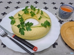 豆乳蒸しパン出来上がりました