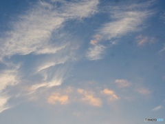 夕暮れ雲を追いかけて