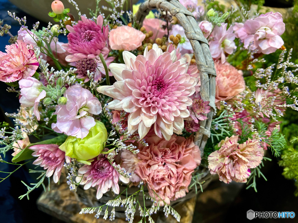 winter flower arrangement