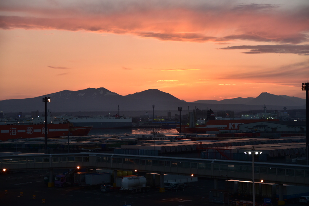 苫小牧の夕景