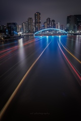 永代橋の夜景