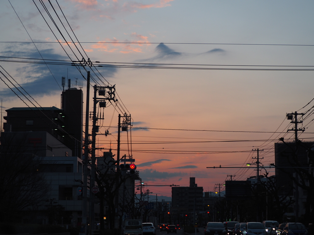 黄昏時