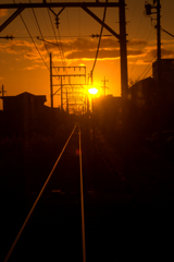 朝陽へと向かう