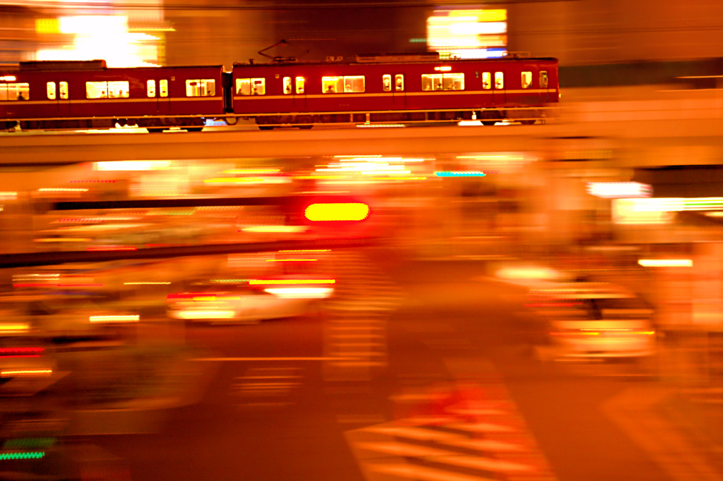 流れるムードな街