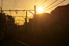 下町の帰り道