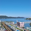鳥羽湾を走るしまかぜ