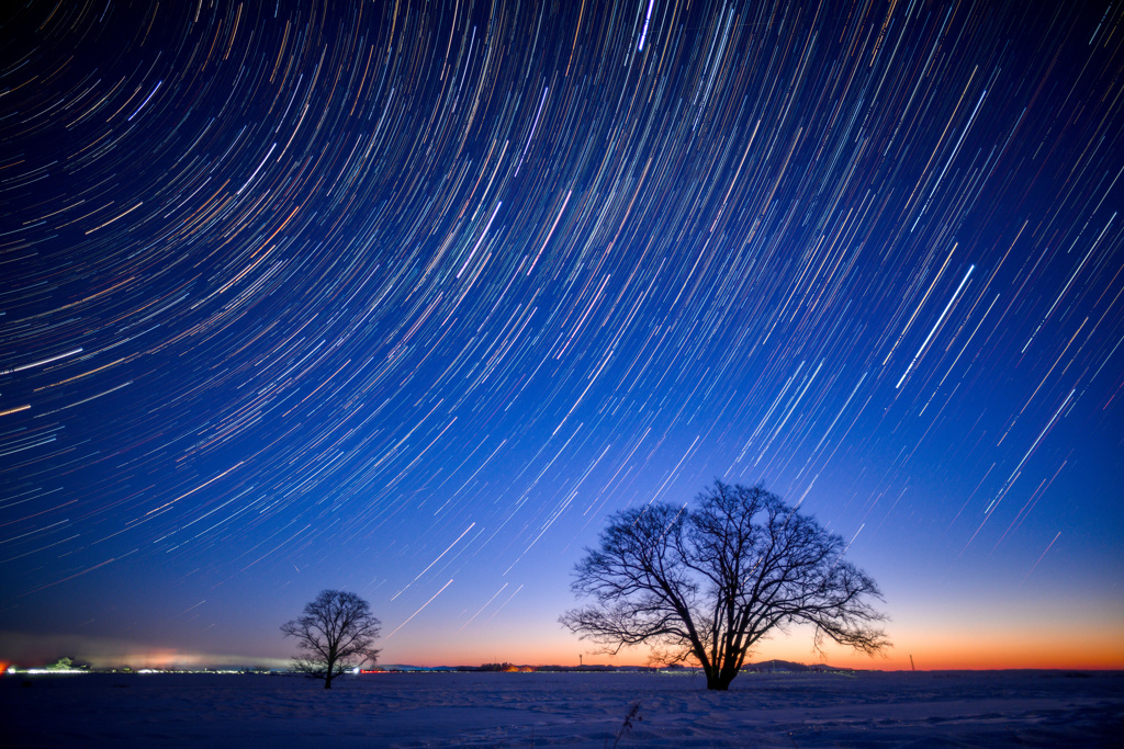 夜明けの星降り