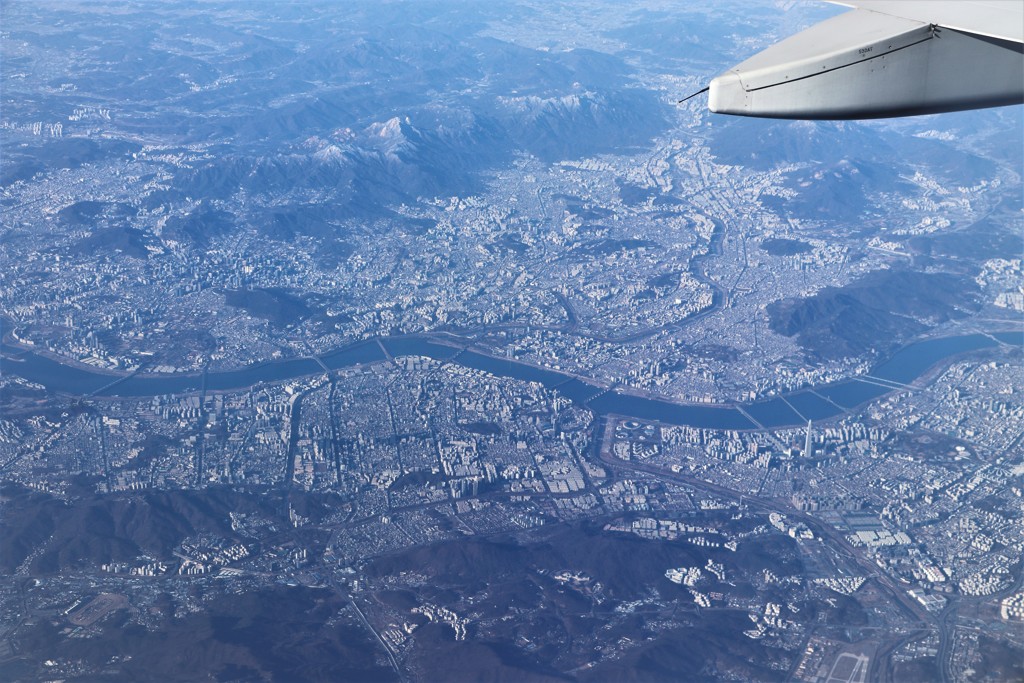 ソウル上空