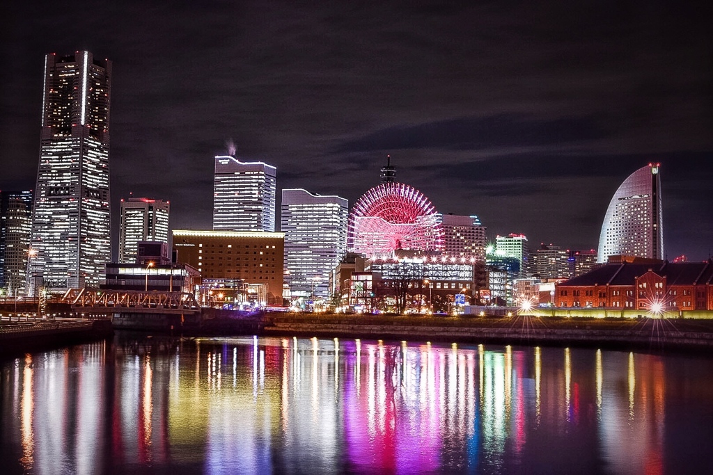 みなとみらいの夜景