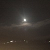 夜道散歩からの月(^^)