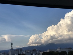 雲の勢い(^^)