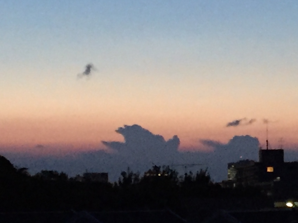 怪獣出現？(^ ^)