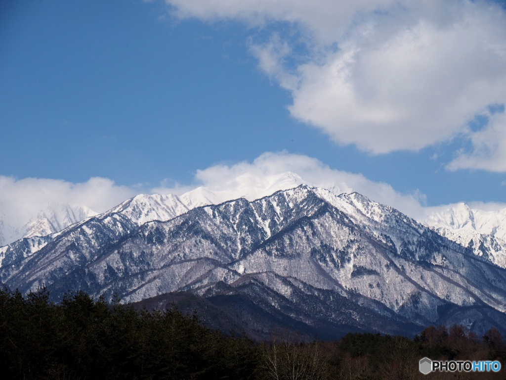 北アルプス、爺ヶ岳