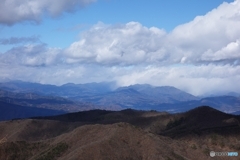上越国境の山は降雪