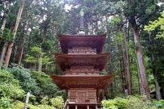 光前寺三重塔②