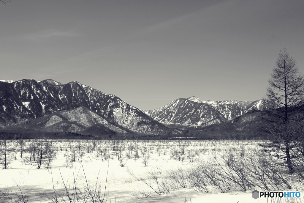 雪の戦場ヶ原①