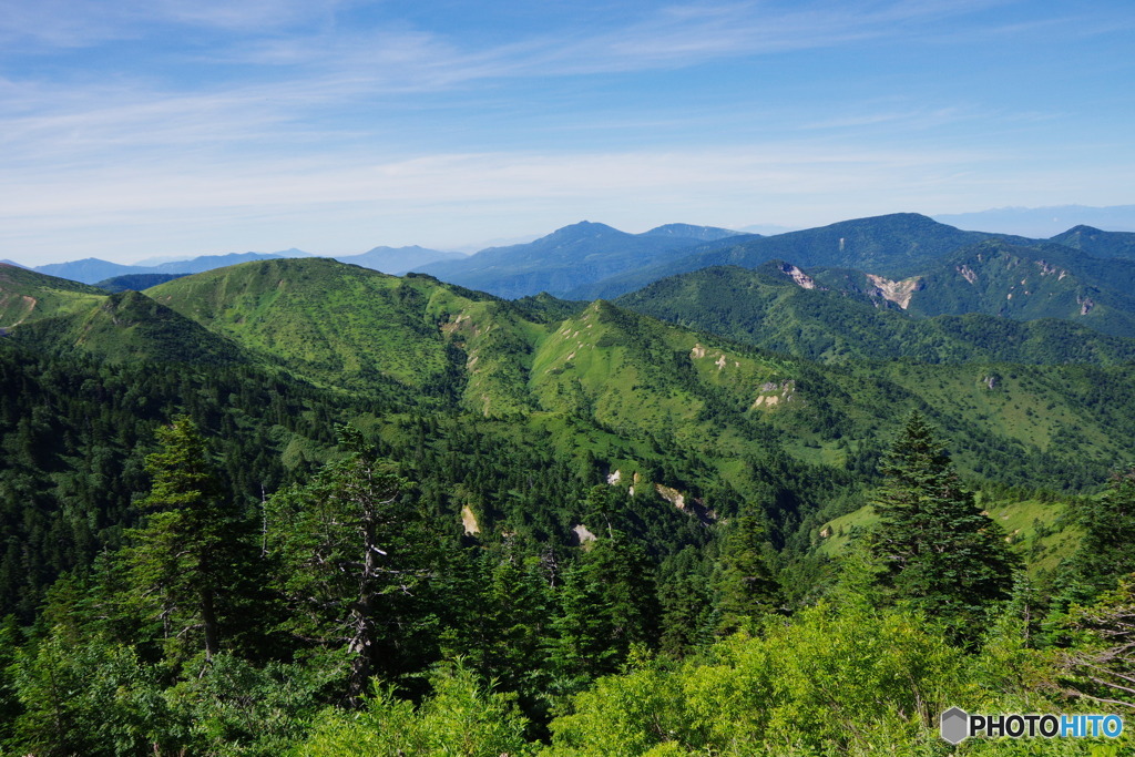 渋峠からの風景（群馬側）