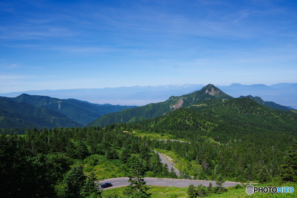 渋峠からの風景（長野側）