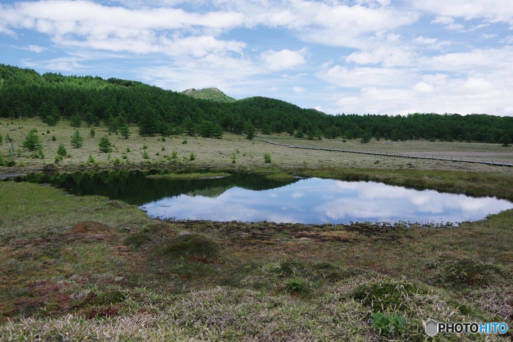 鏡池（池の平湿原）