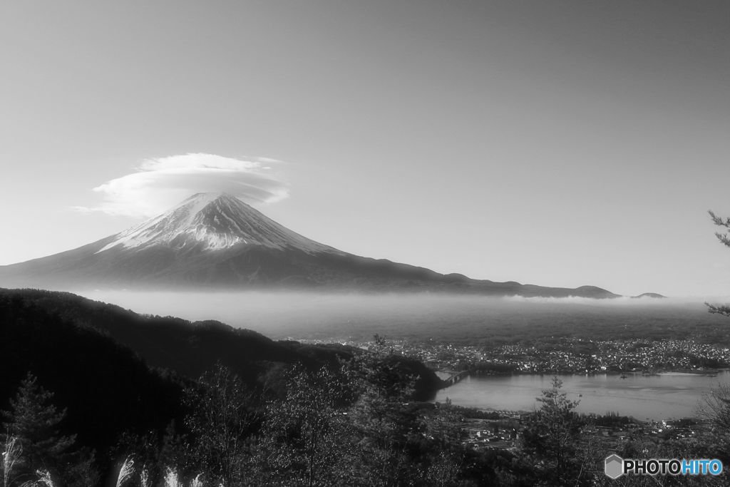 富士山（母の白滝から）