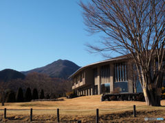 湖畔の建物