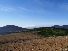 一切経山、山頂より