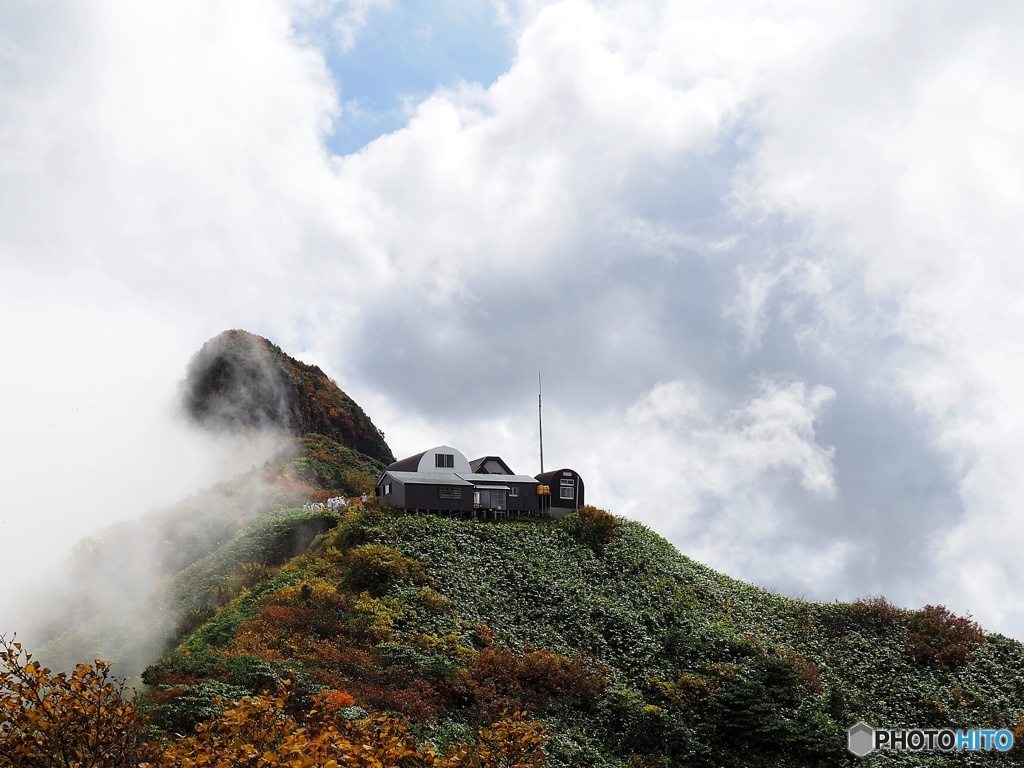 八海山、山小屋