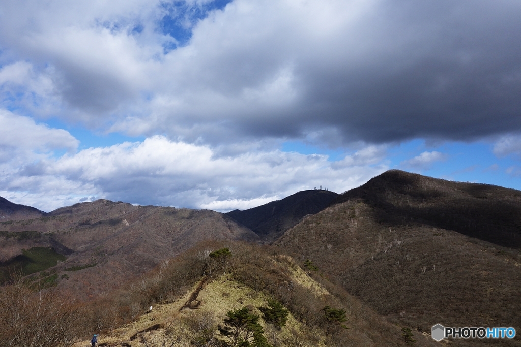 赤城山は強風