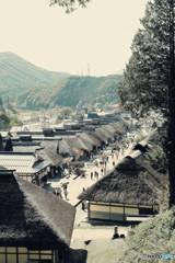 会津西街道　大内宿