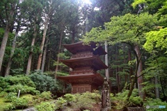 光前寺三重塔