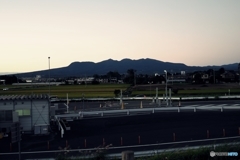 赤城山シルエット