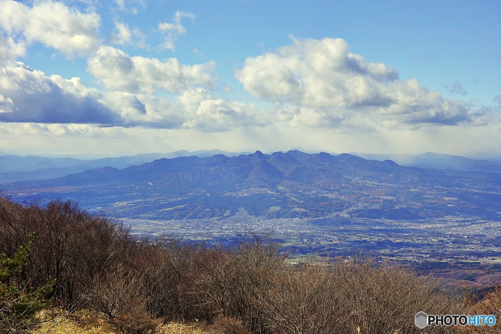 赤城山からの榛名山