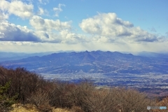 赤城山からの榛名山