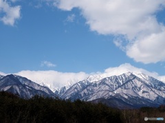 北アルプス、蓮華岳、爺ヶ岳