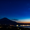 山中湖・富士とオリオン