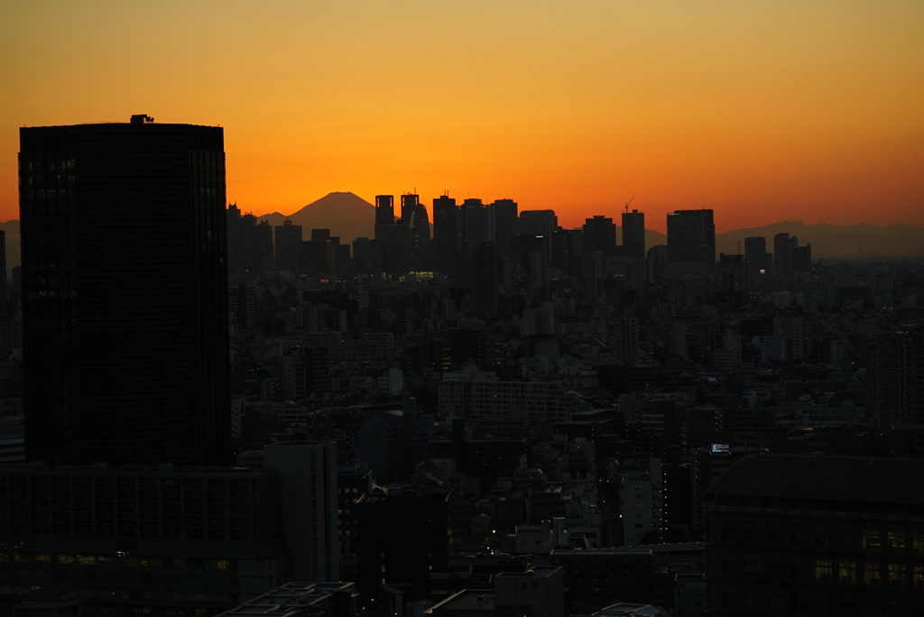 夕景〜橙富士〜