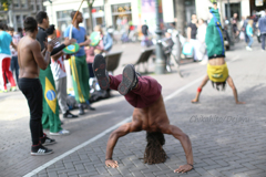 オランダの街角　カポエラ
