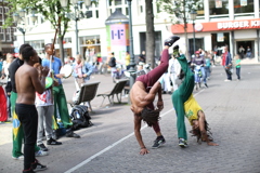 オランダの街角　カポエラ