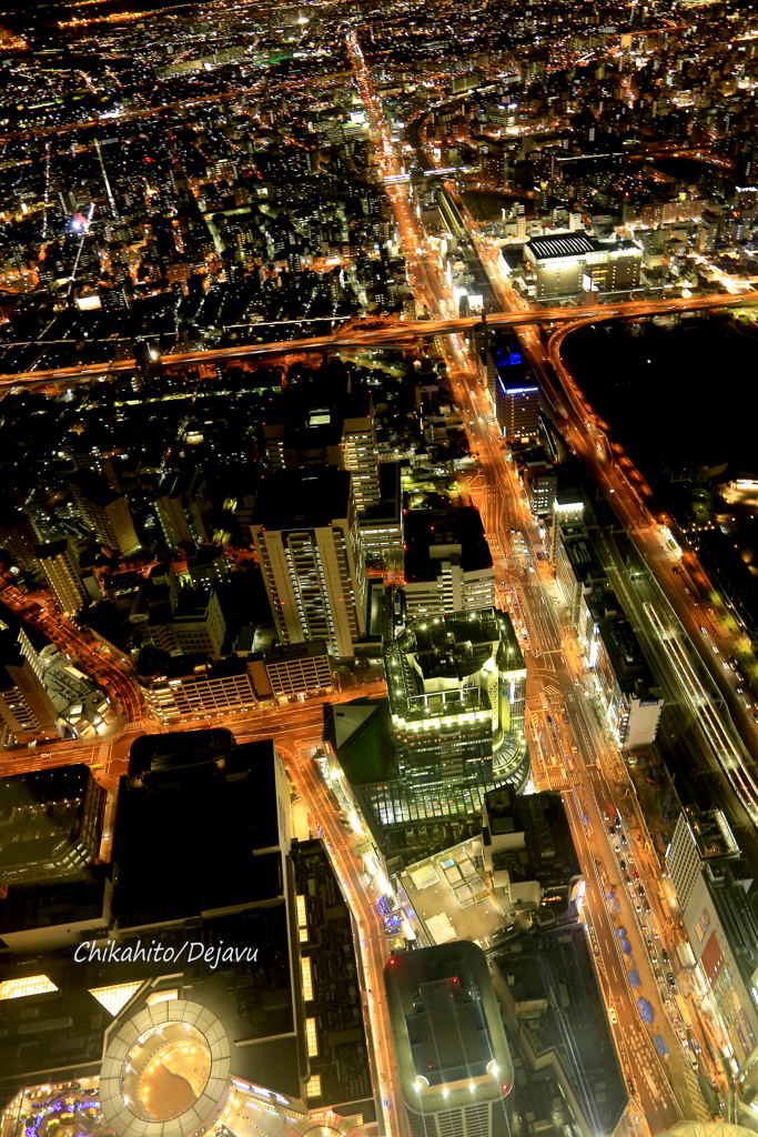ハルカスからの夜景