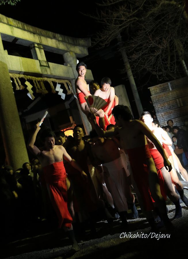 勝部神社の火祭り
