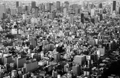 ハルカスから見た大阪