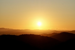 初日の出（小野アルプス惣山）