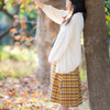 イチョウを紅葉に隠す