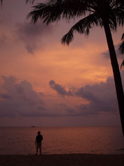 フーコック島の夕日